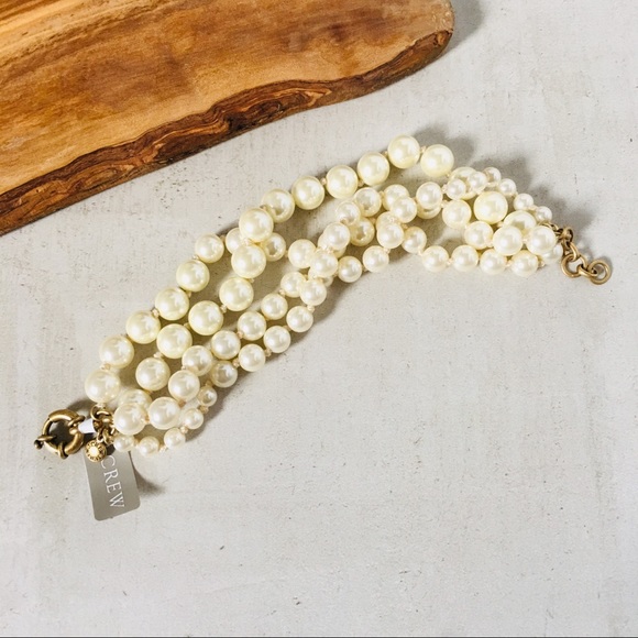 J. CREW Pearl Twisted Hammock Bracelet - Picture 6 of 8